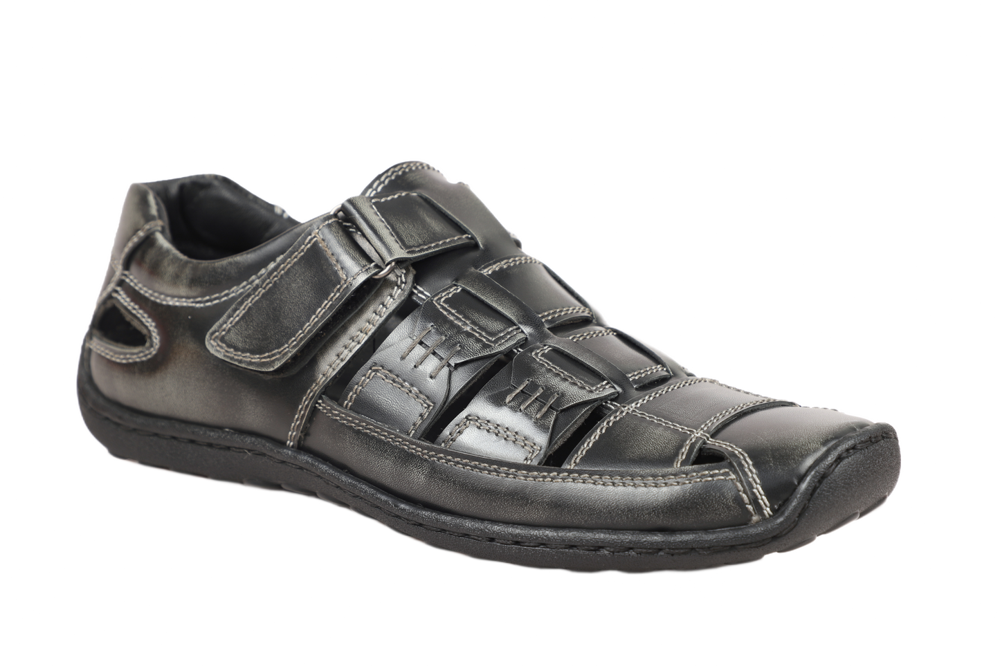 Trotter 01263 Roman sandal Grey Softy
