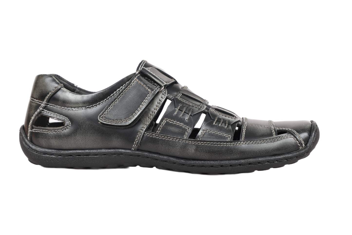Trotter 01263 Roman sandal Grey Softy