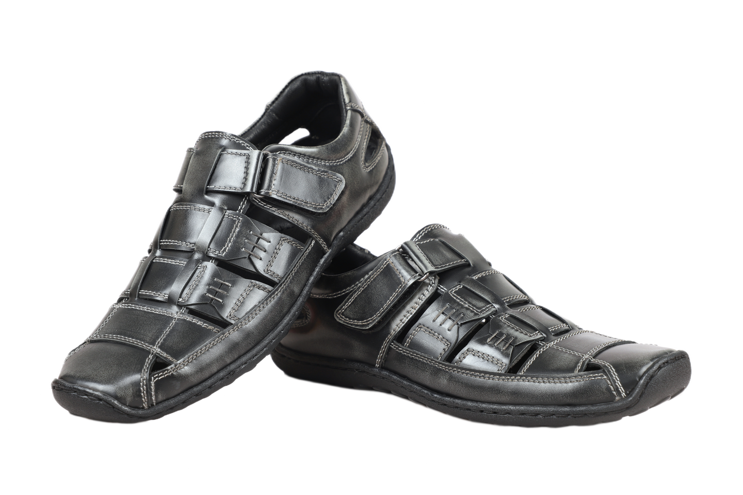 Trotter 01263 Roman sandal Grey Softy