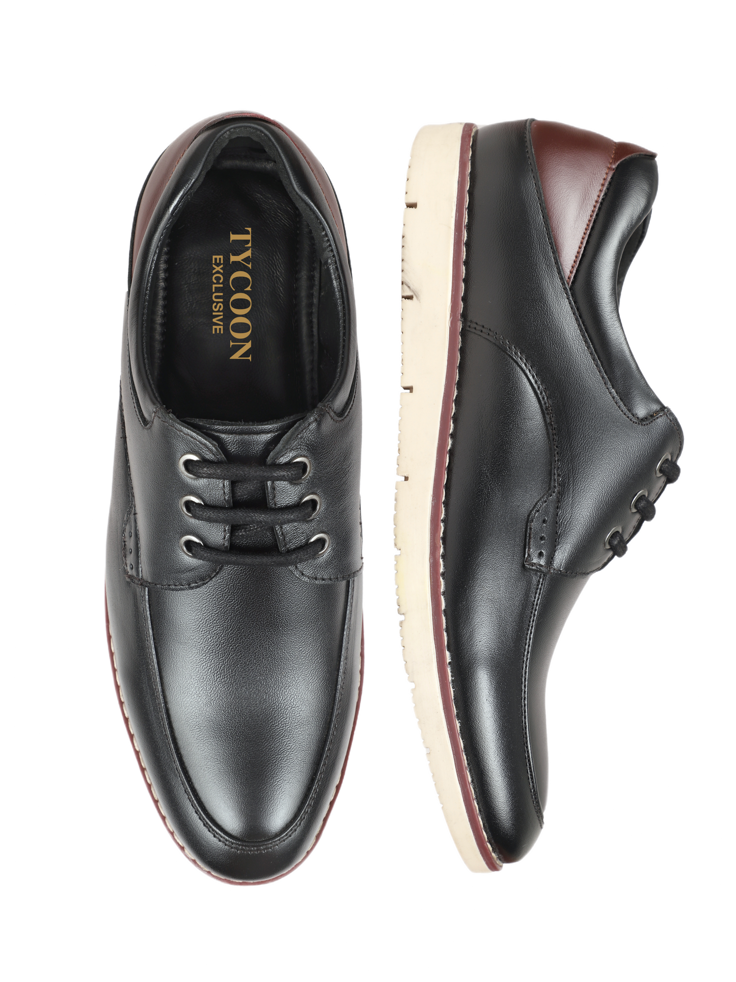 Tycoon 1001 Black Lace up casuals