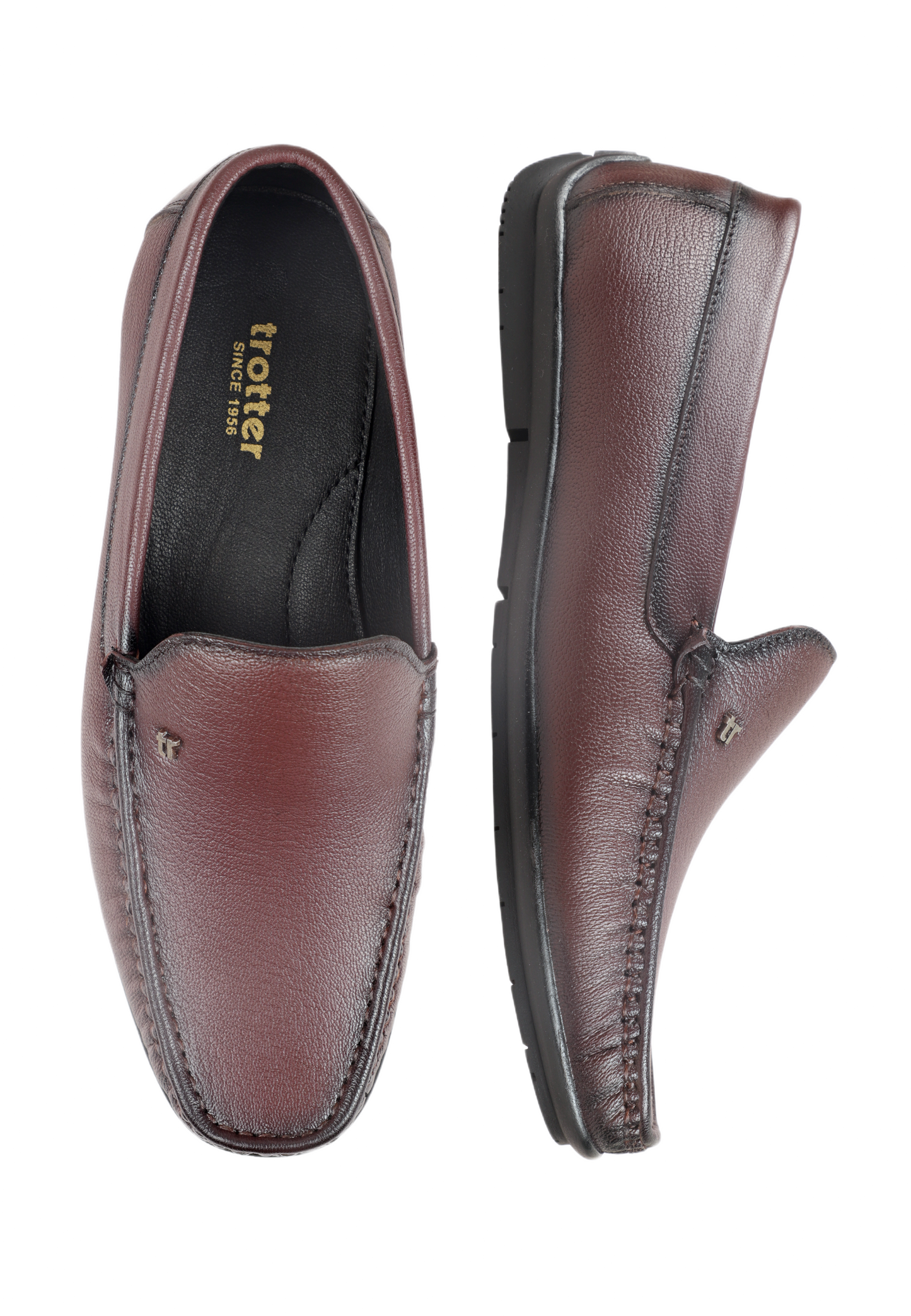 Trotter 1702 Cherry Slip On Casuals