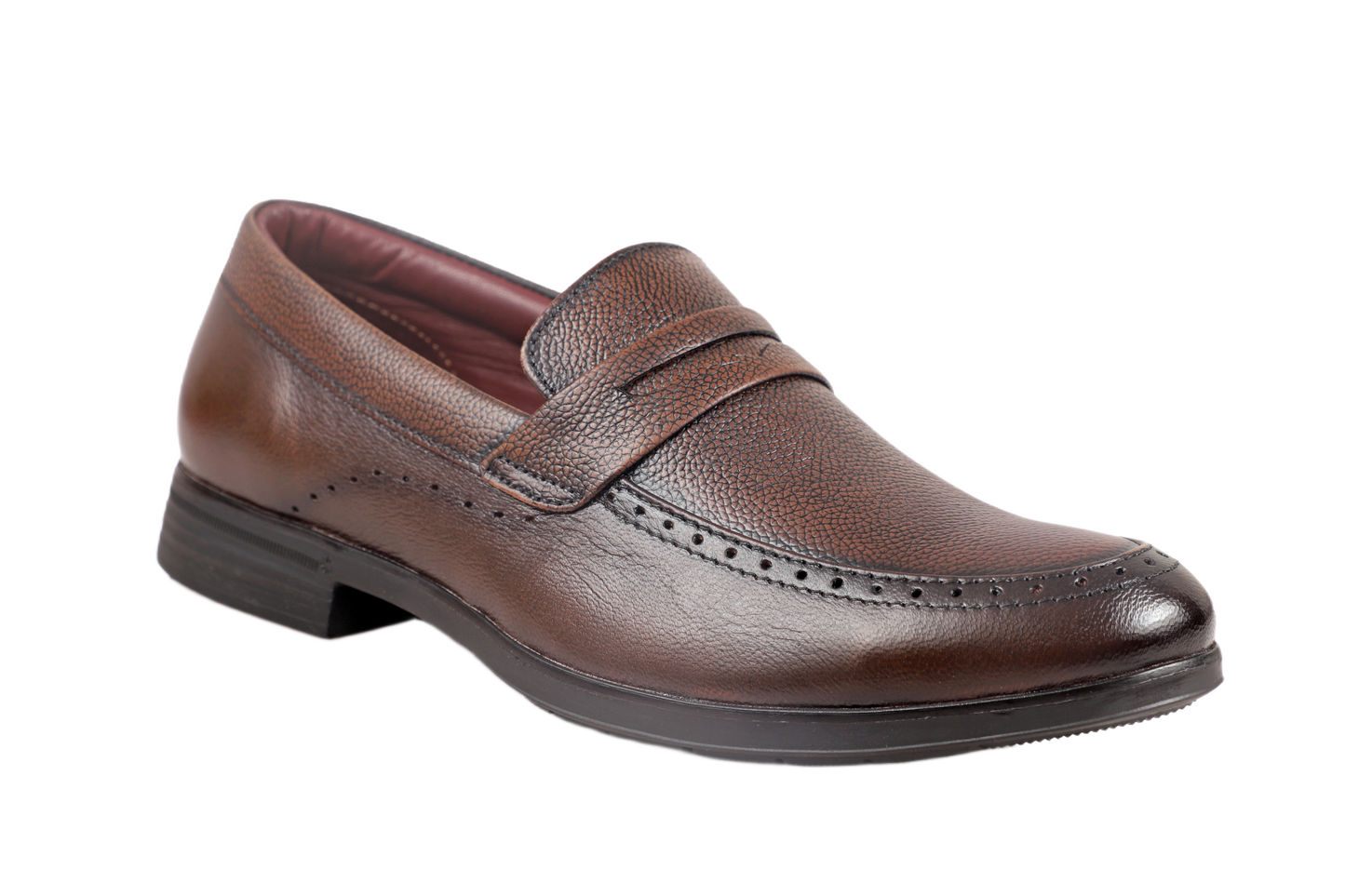 Trotter 2805 Brown Slip on penny loafer formals (Super lightweight)