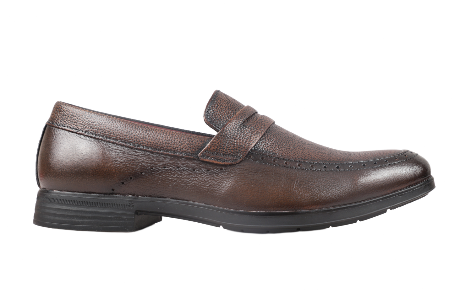 Trotter 2805 Brown Slip on penny loafer formals (Super lightweight)