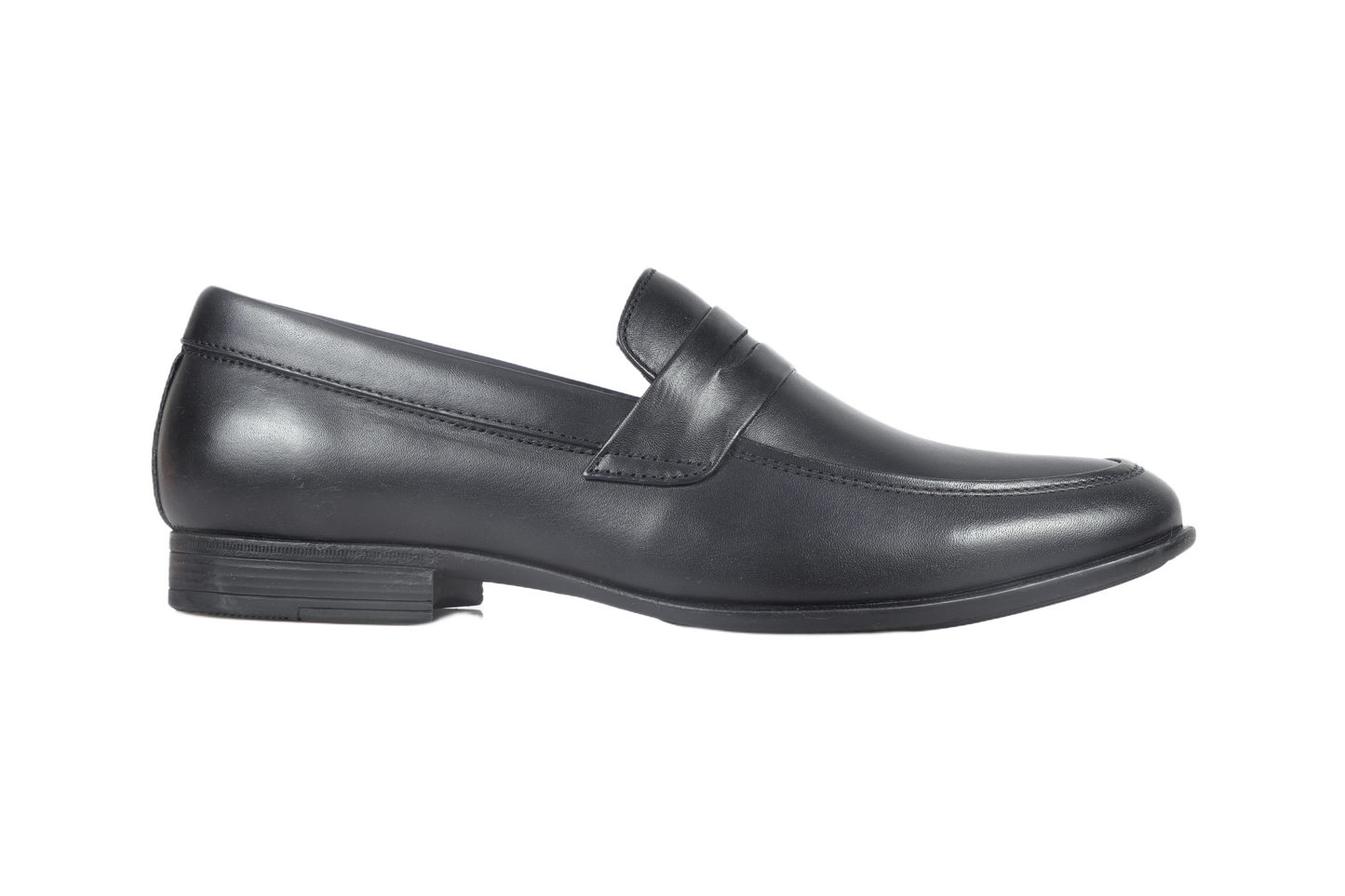 Trotter 2603 Black Slip on Penny formal loafers