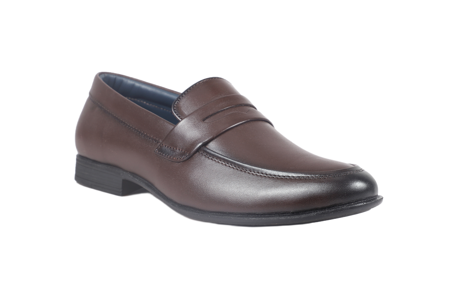 Trotter 2603 Brown Slip on Penny formal loafers