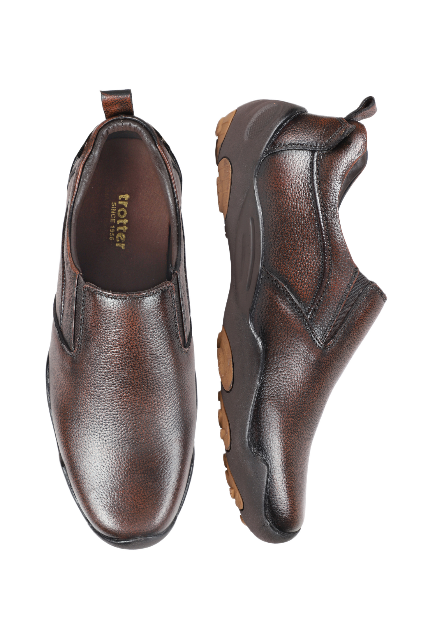 Trotter 3690 Brown Slip-ons all day casuals