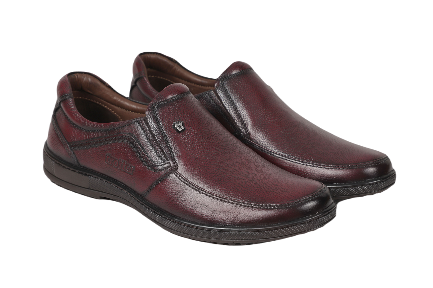 Trotter 6511 Casual Moccasins Cherry