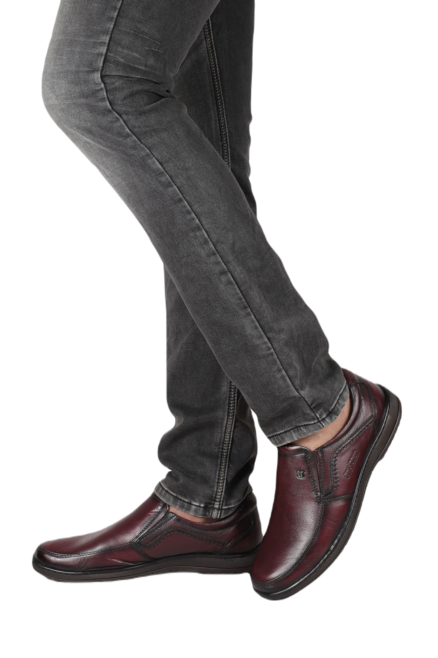 Trotter 6511 Casual Moccasins Cherry