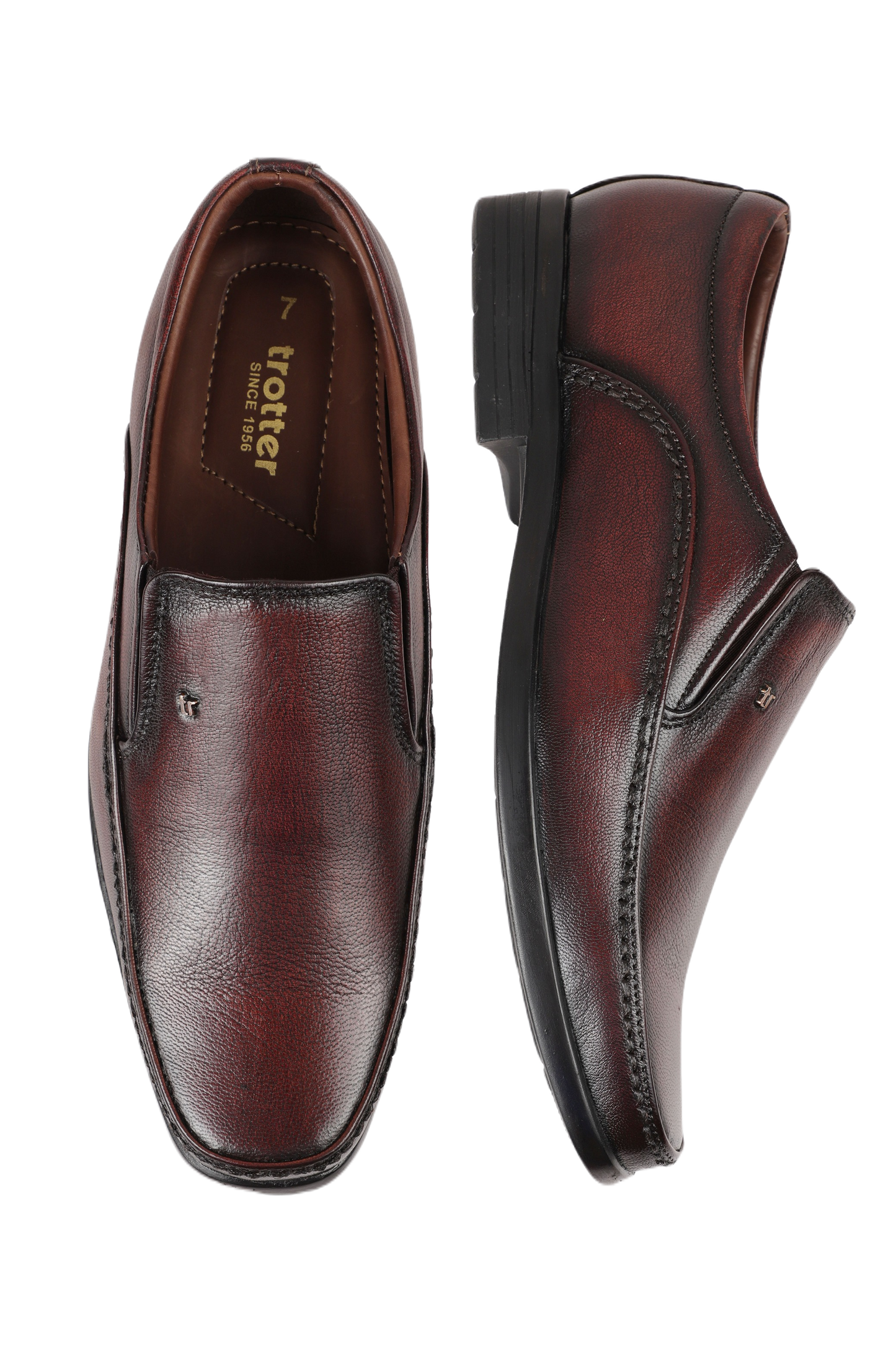 Trotter 3203 Moccasins Cherry