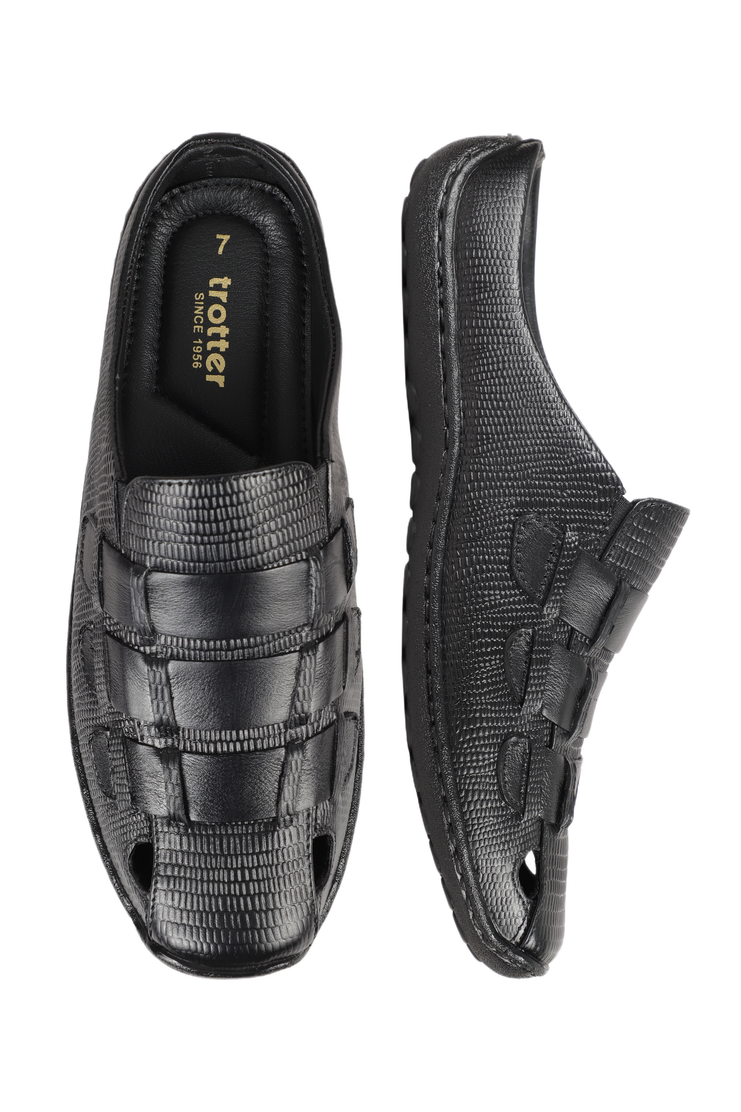 Trotter 01210 Mule sandal Black
