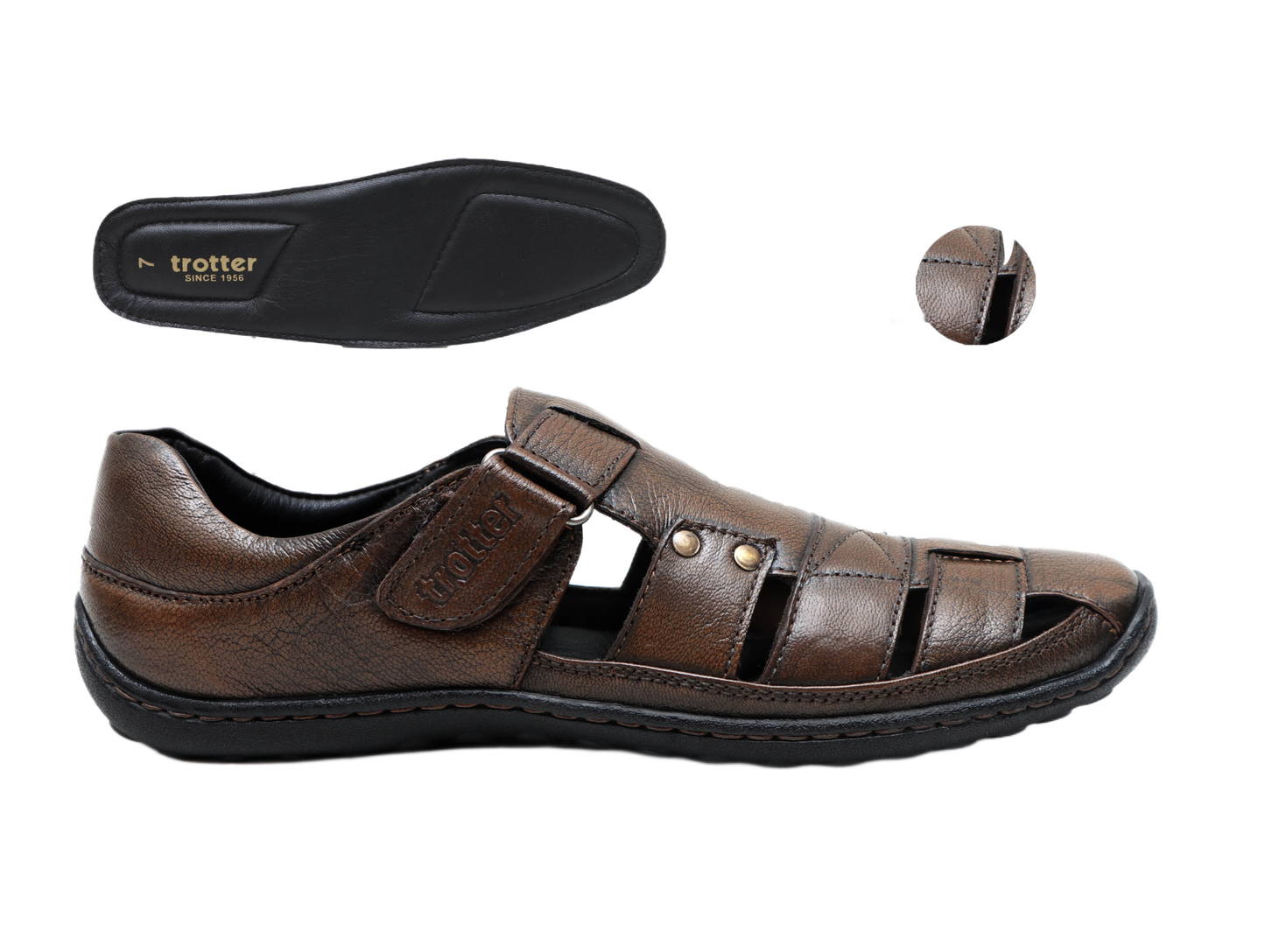 Trotter 01236 Roman sandal Sapodilla