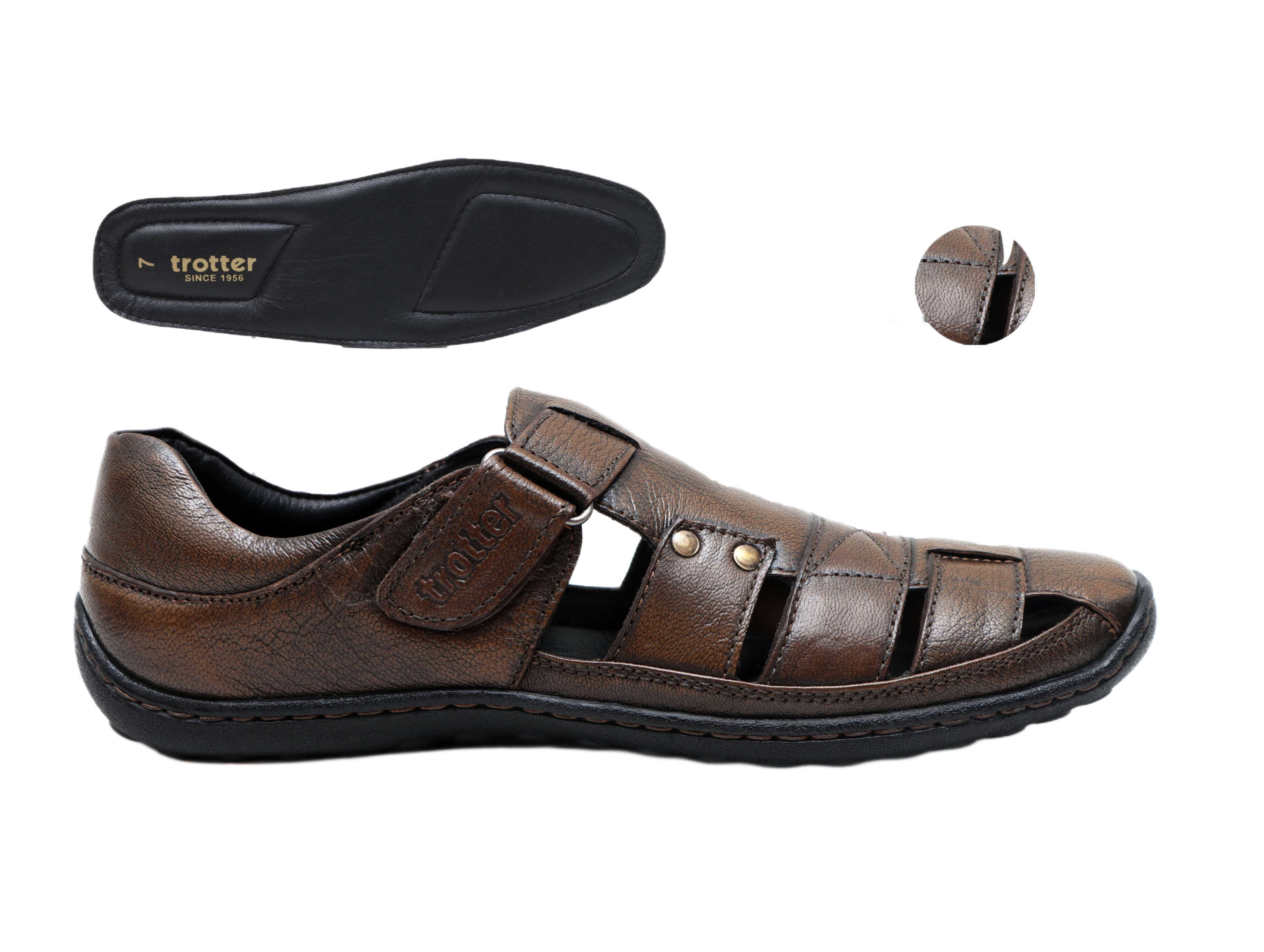 Trotter 01236 Roman sandal Sapodilla