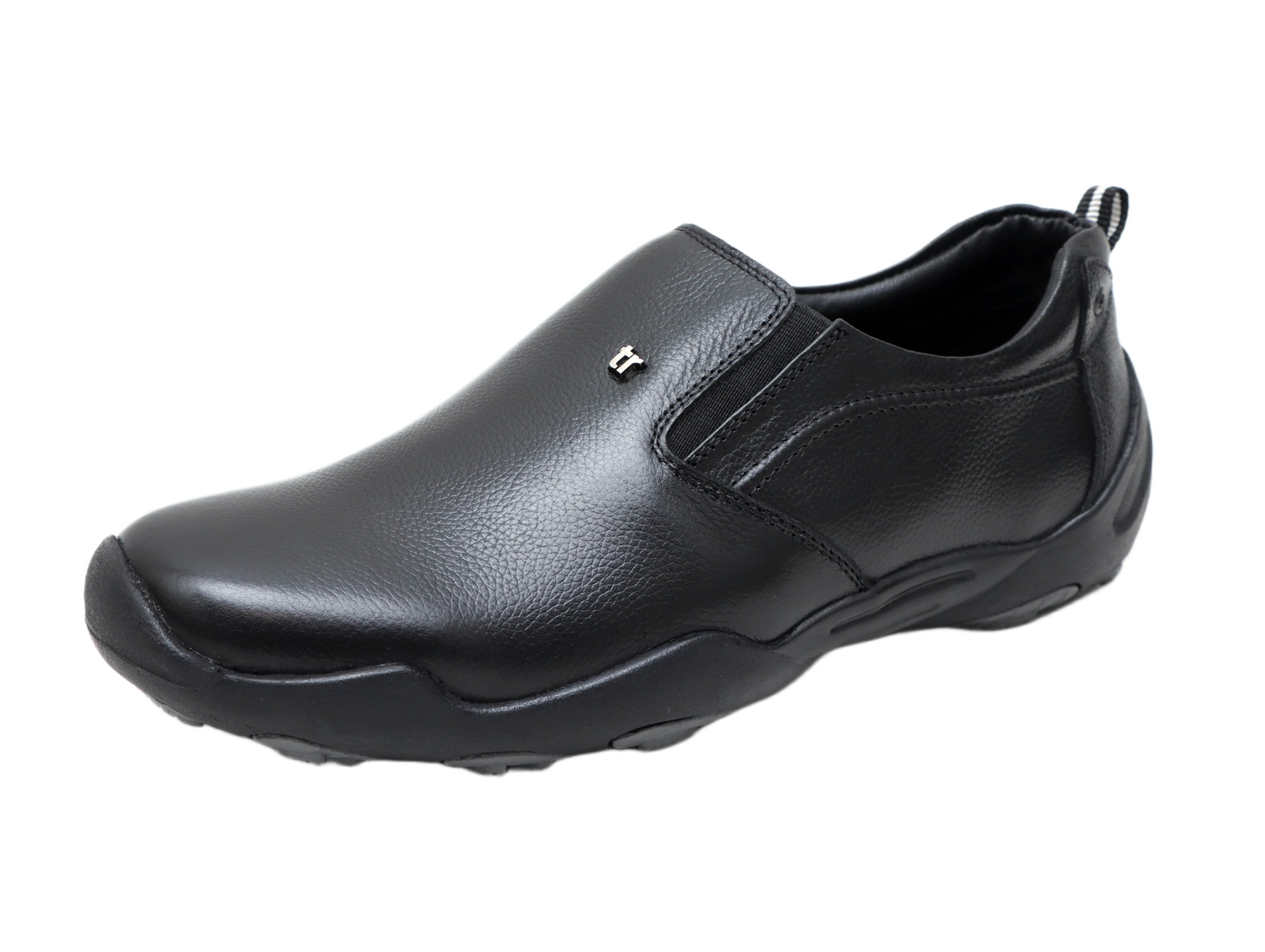 Trotter 3690 Black Slip-ons all day casuals