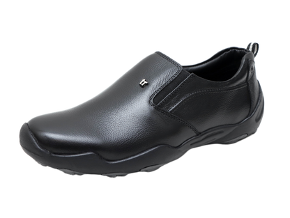 Trotter 3690 Black Slip-ons all day casuals
