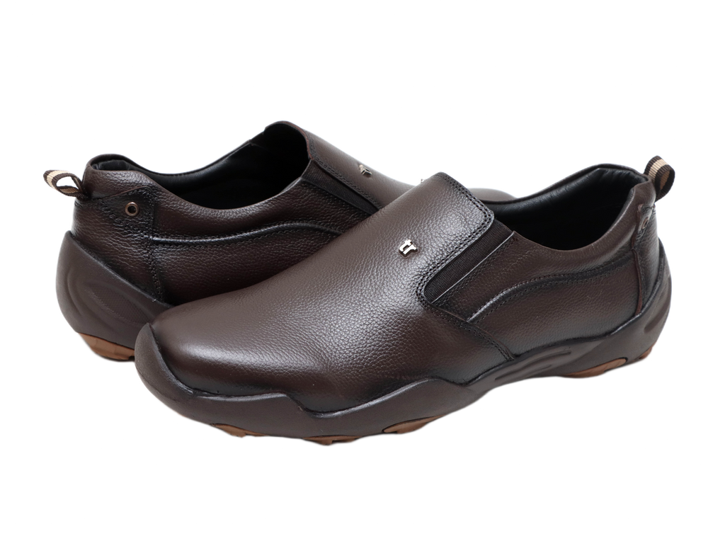 Trotter 3690 Brown Slip-ons all day casuals
