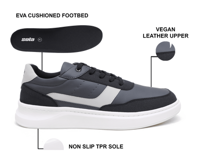 DRIFT Black Grey Sneakers
