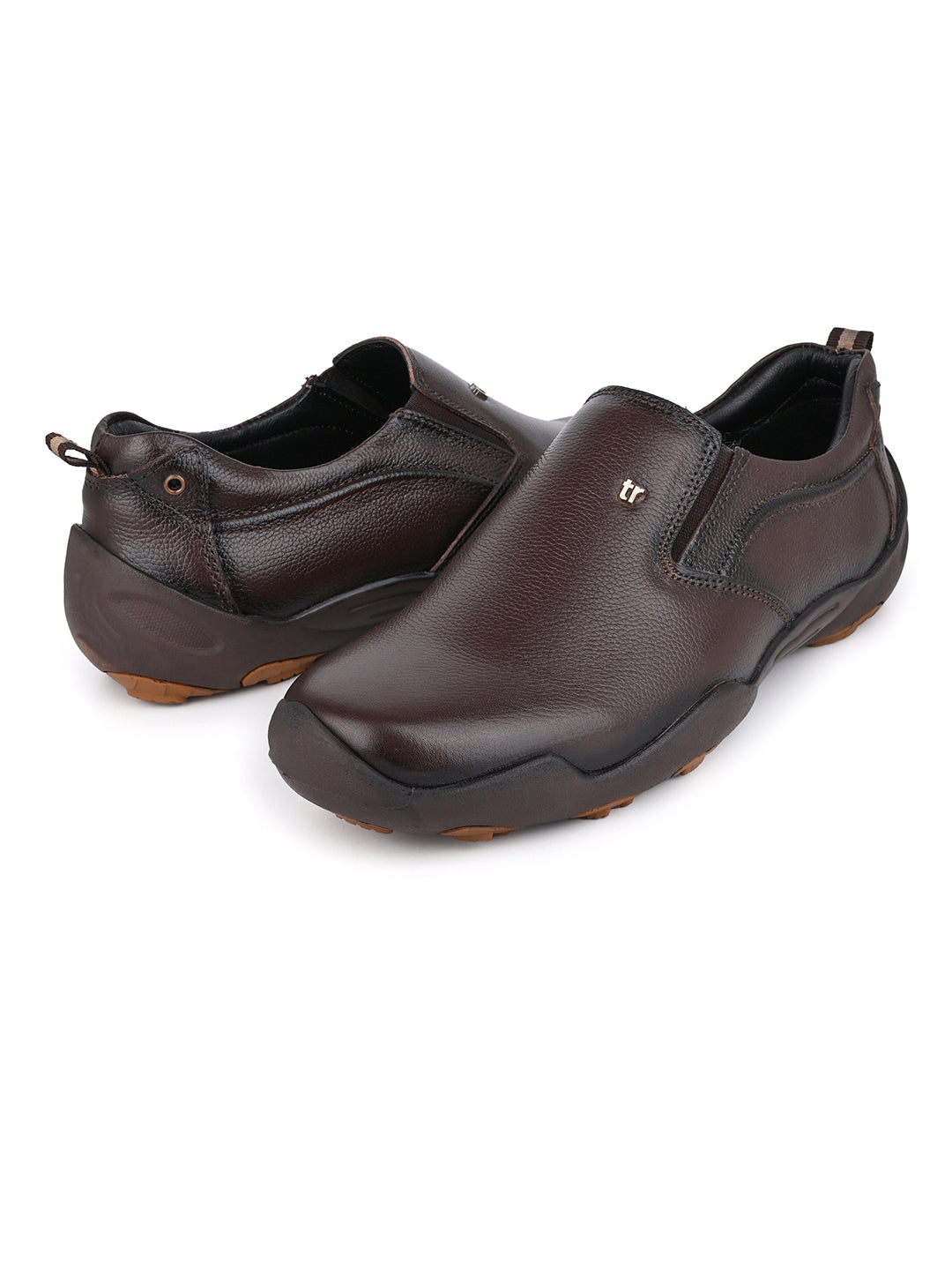 Trotter 3690 Brown Slip-ons all day casuals