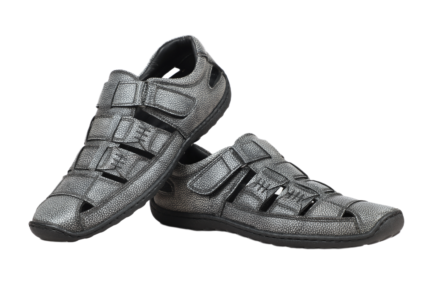 Trotter 01263 Roman sandal Grey Milled