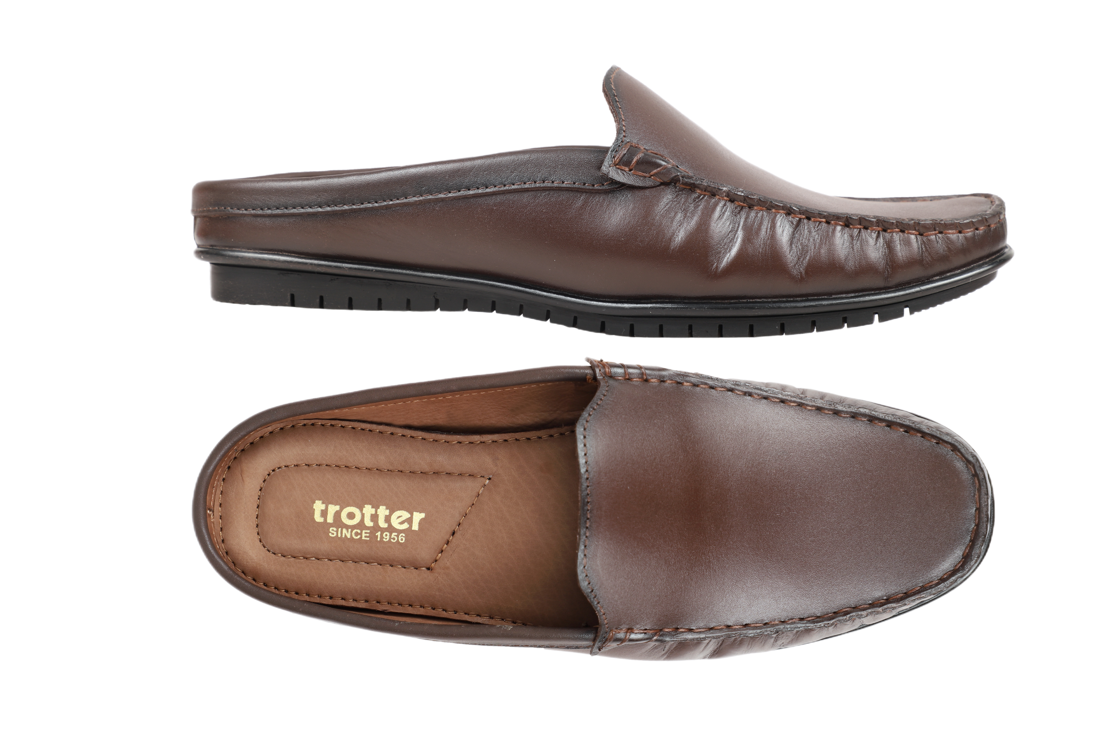 Trotter 1403 Mule sandal Brown