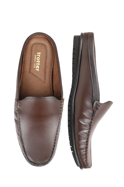 Trotter 1402 Mule sandal Brown