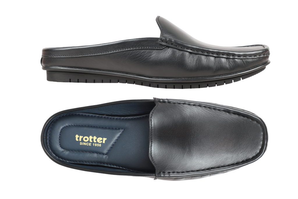Trotter 1403 Mule sandal Black