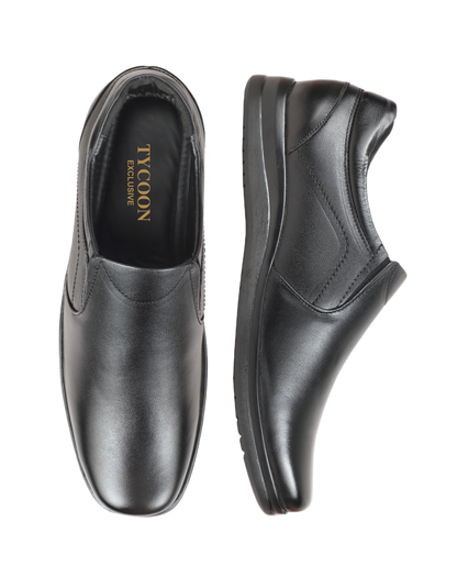 Tycoon 1003 Black Slip on casuals/formals (super lightweight)