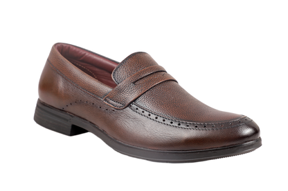 Trotter 2805 Brown Slip on penny loafer formals (Super lightweight)