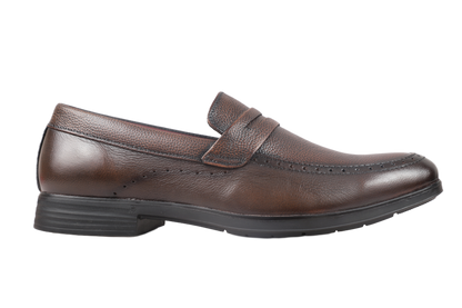 Trotter 2805 Brown Slip on penny loafer formals (Super lightweight)