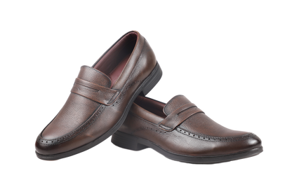 Trotter 2805 Brown Slip on penny loafer formals (Super lightweight)