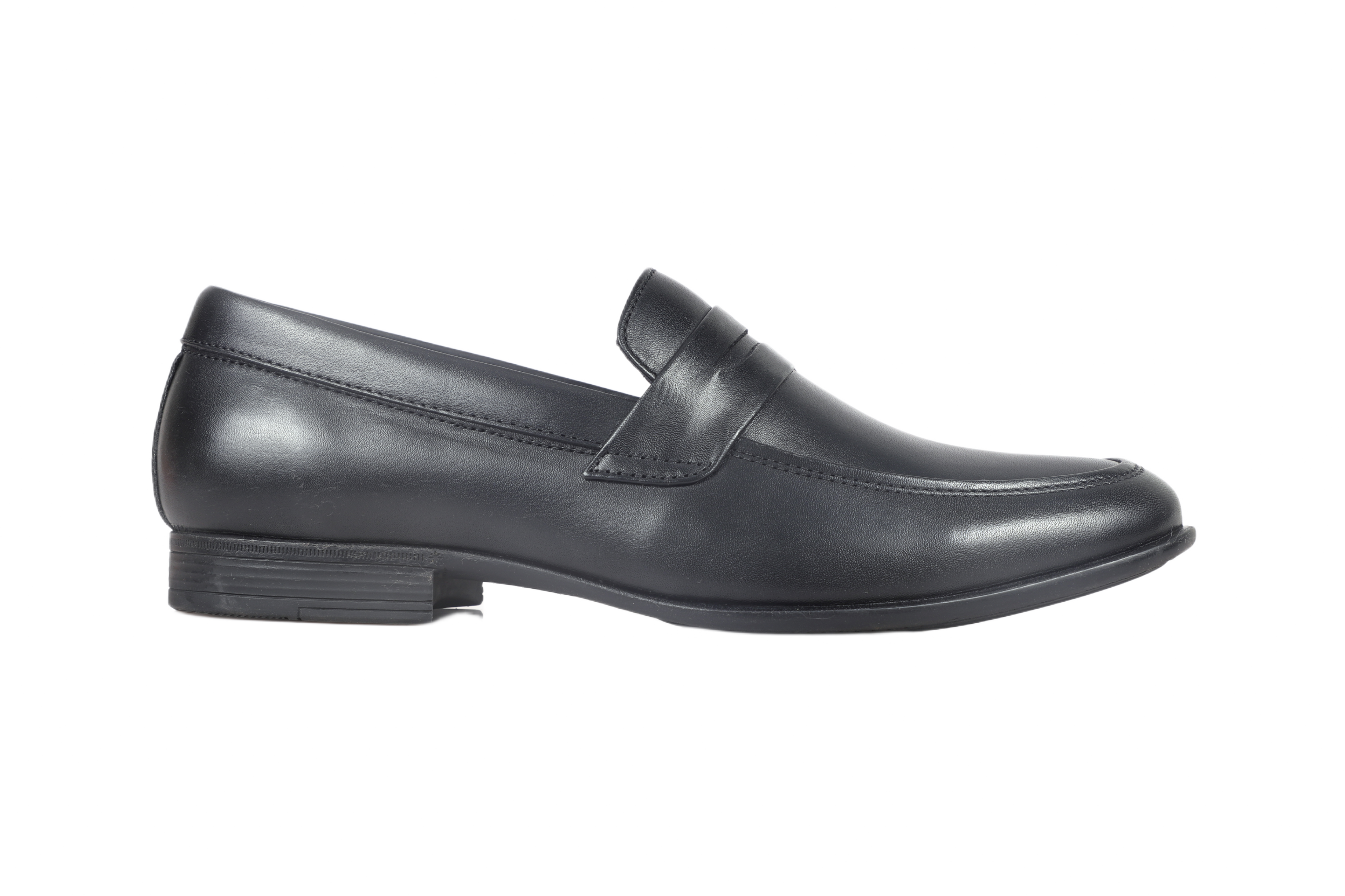 Trotter 2603 Black Slip on Penny formal loafers