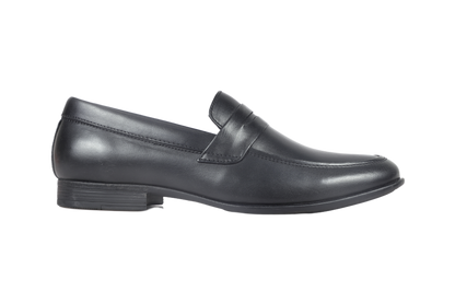 Trotter 2603 Black Slip on Penny formal loafers