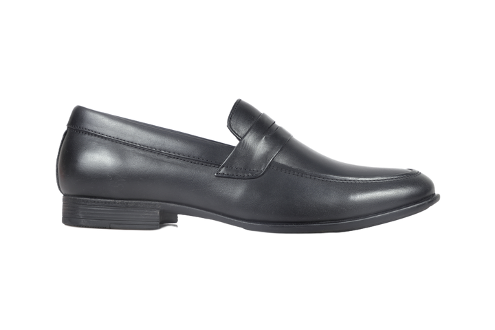 Trotter 2603 Black Slip on Penny formal loafers