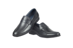 Trotter 2603 Black Slip on Penny formal loafers