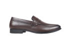 Trotter 2603 Brown Slip on Penny formal loafers