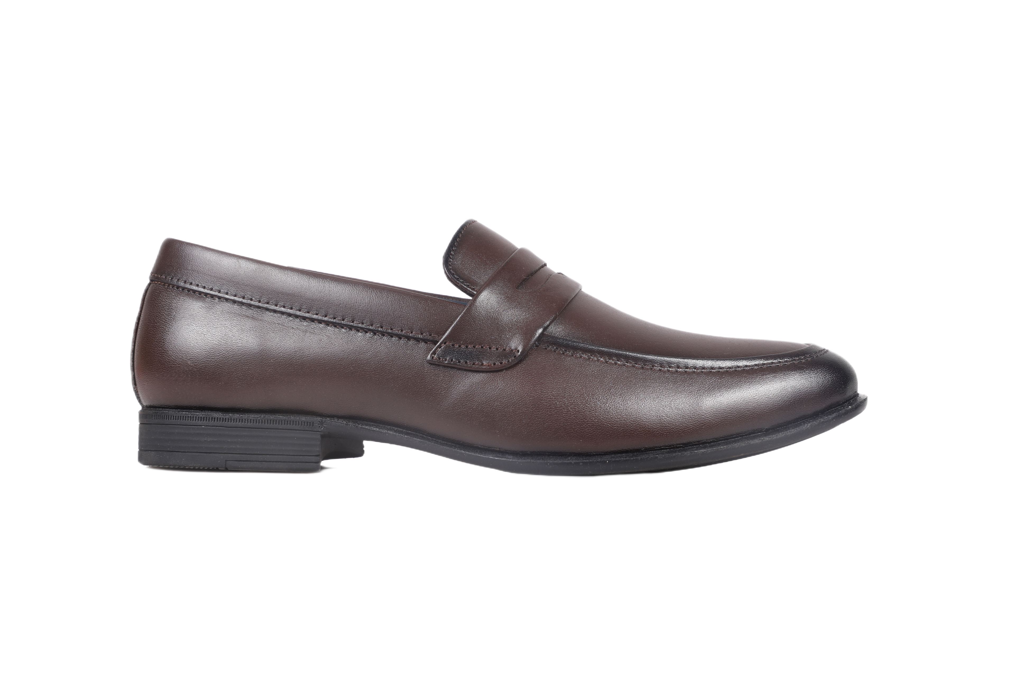 Trotter 2603 Brown Slip on Penny formal loafers