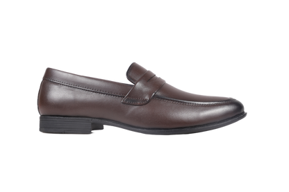 Trotter 2603 Brown Slip on Penny formal loafers