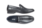 Trotter 2603 Black Slip on Penny formal loafers