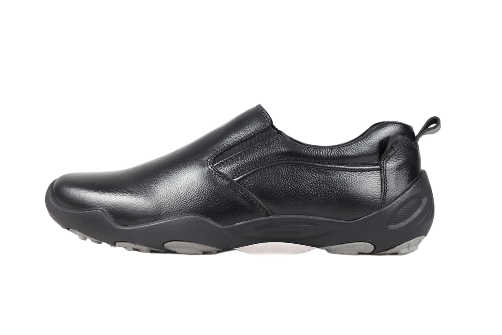 Trotter 3690 Black Slip-ons all day casuals
