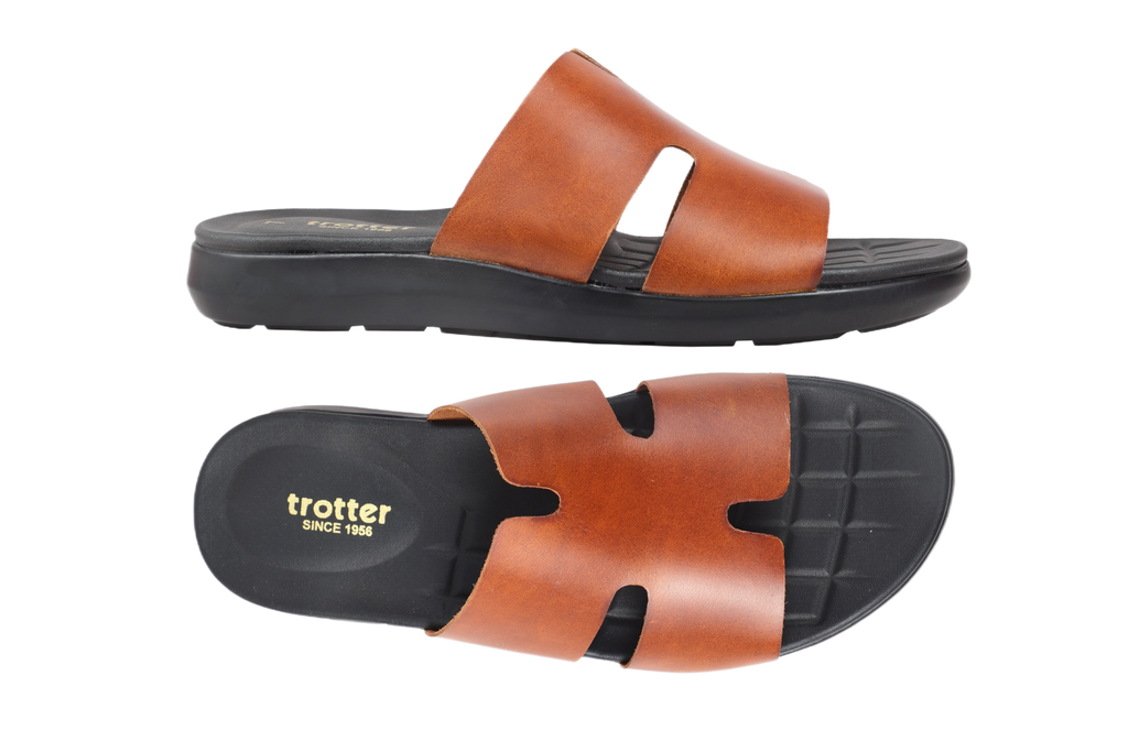 Trotter 0709 Teak O/P Slippers