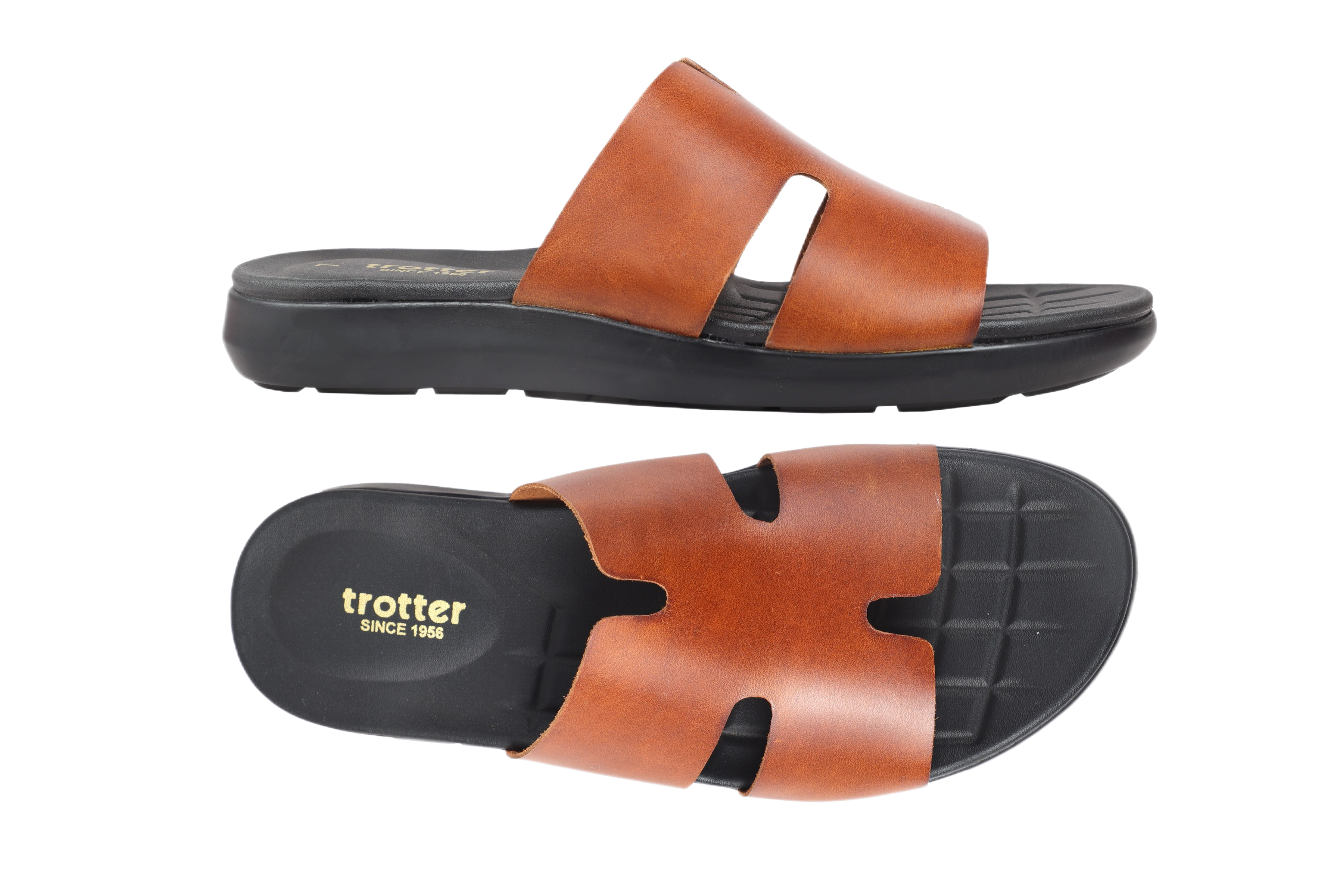Trotter 0709 Teak O/P Slippers
