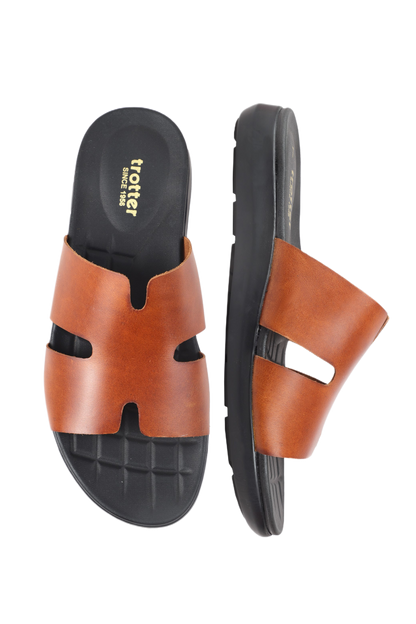 Trotter 0709 Teak O/P Slippers