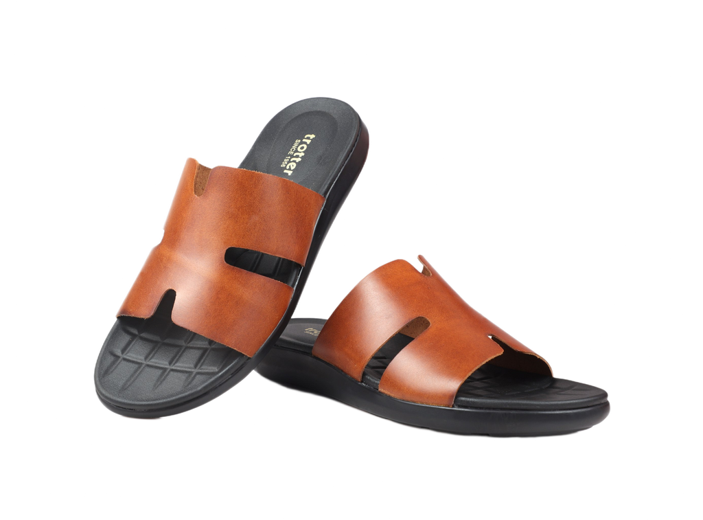 Trotter 0709 Teak O/P Slippers