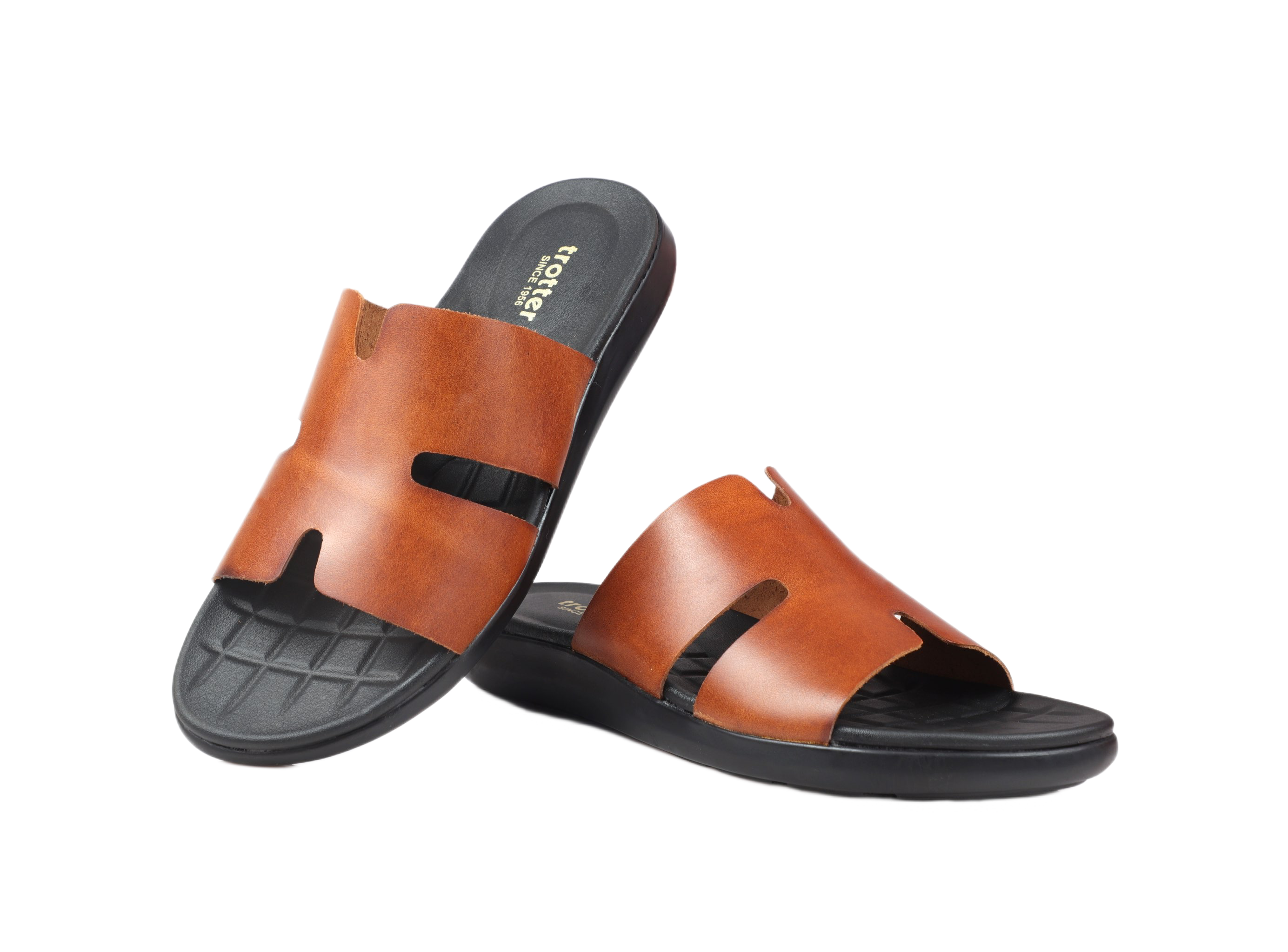 Trotter 0709 Teak O/P Slippers