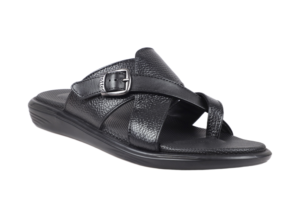 Trotter 0322 Black Slippers