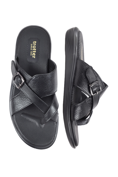 Trotter 0322 Black Slippers