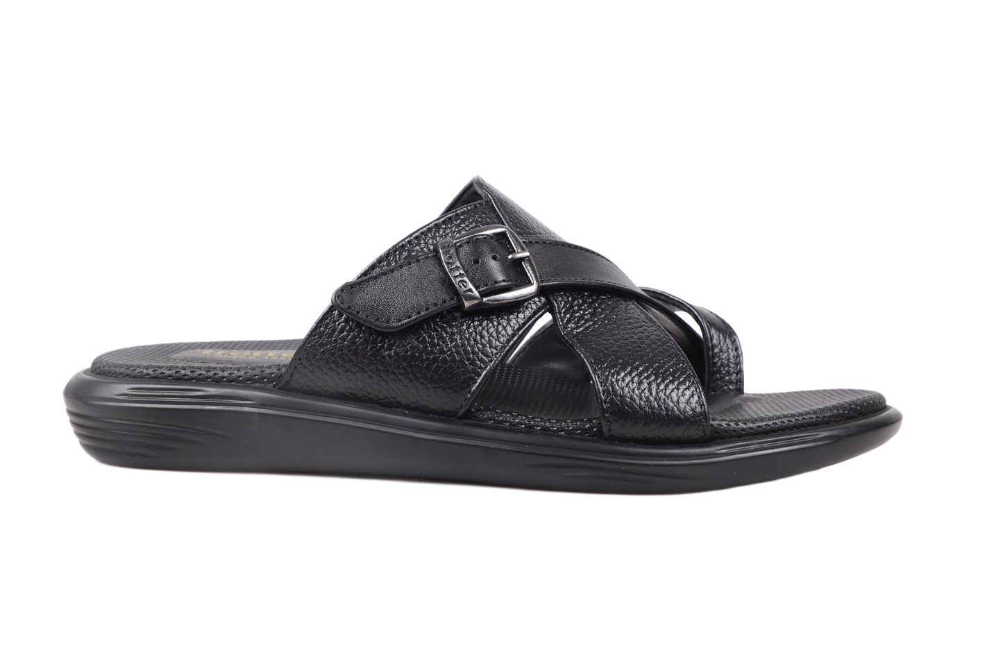 Trotter 0322 Black Slippers