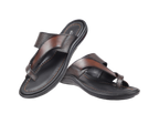 Trotter 0504 Brown Milled Slippers