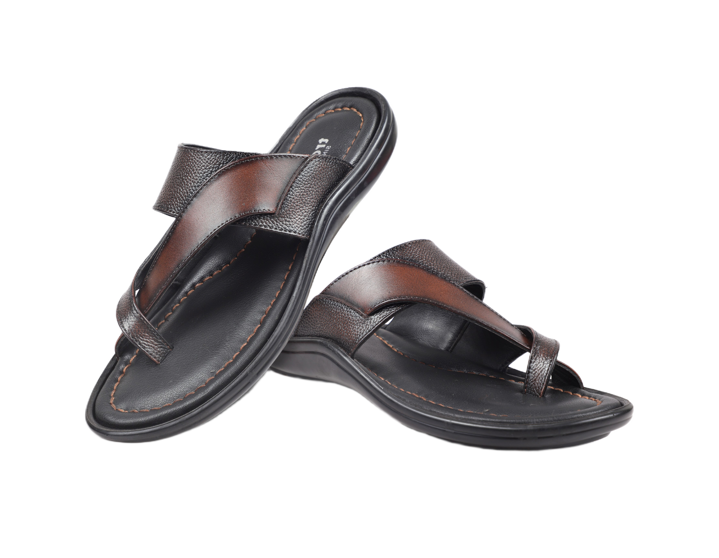 Trotter 0504 Brown Milled Slippers