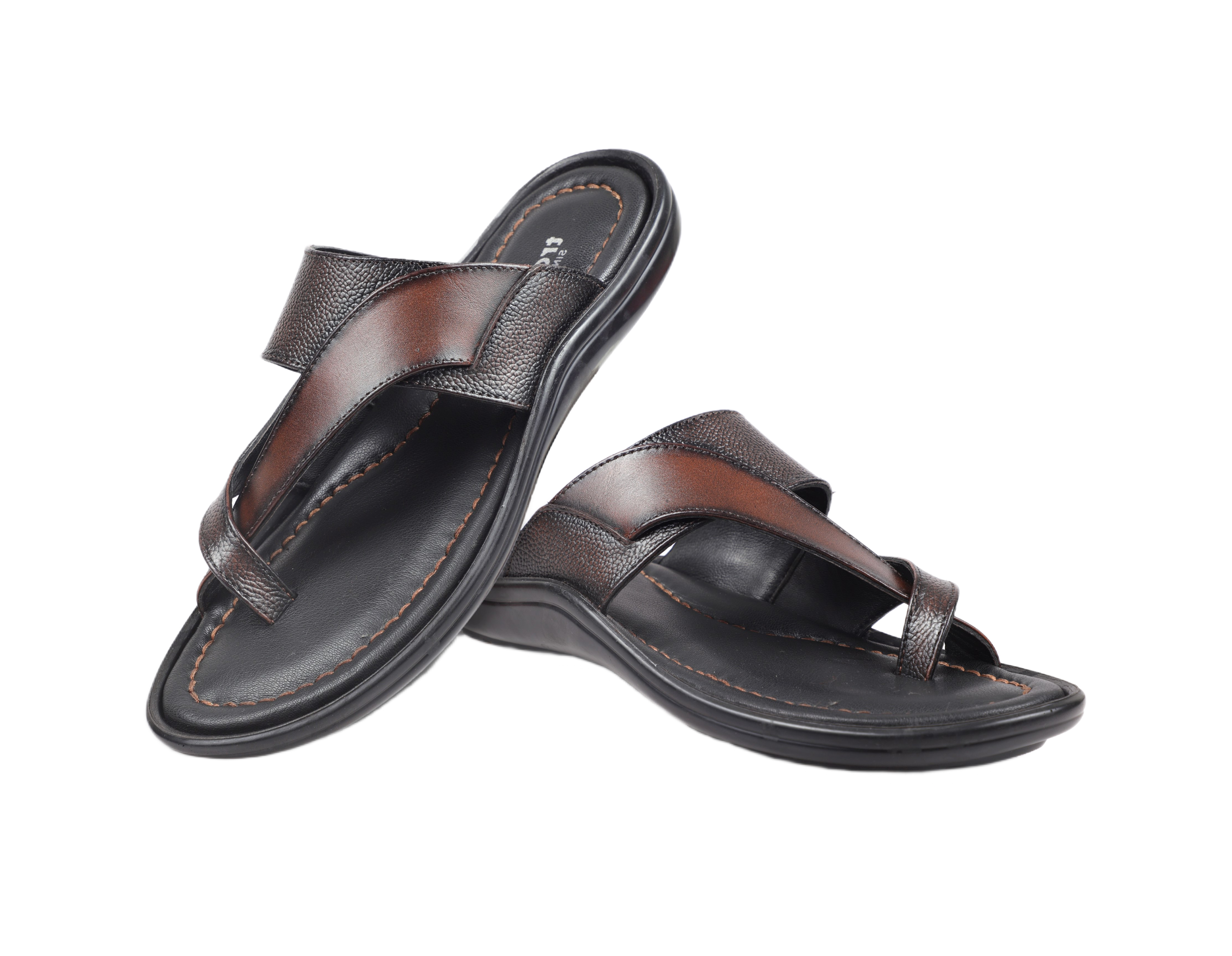 Trotter 0504 Brown Milled Slippers