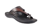 Trotter 0504 Brown Milled Slippers